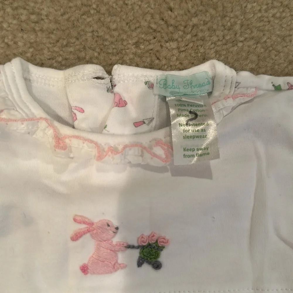 Baby threads bunny gown
